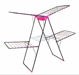 منشر غسيل اسود حجم كبير 2 طبقة