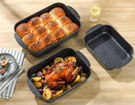 طقم صواني تيفال مستطيل 3 قطع