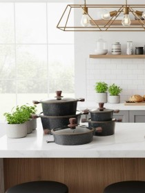 طقم طناجر دبابه 5 قطع