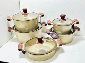 طقم طناجر دبابه 5 قطع